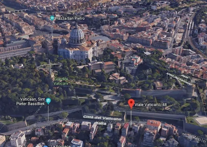 Luxury, Large Flat With Terrace On Vatican Walls *